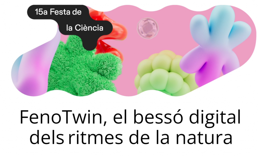 L'observatori ciutadà RitmeNatura ha estat present a la festa de la ciència de Barcelona a través del projecte FenoTwin. Font: Ajuntament de Barcelona