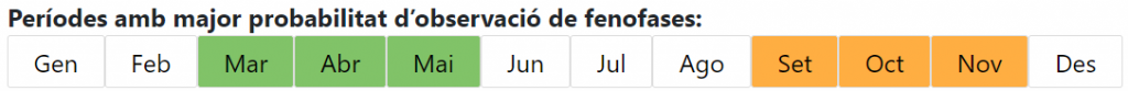 Calendari fenofases de l'avellaner