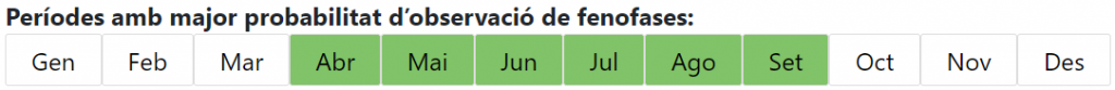 Calendari de les fenofases de la colza