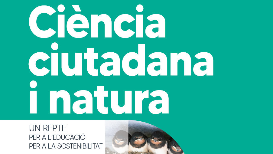 Portada de la Guia "Ciència ciutadana i natura: un repte per a l'educació i la sostenibilitat. Font: Fundació Catalana de l'Esplai