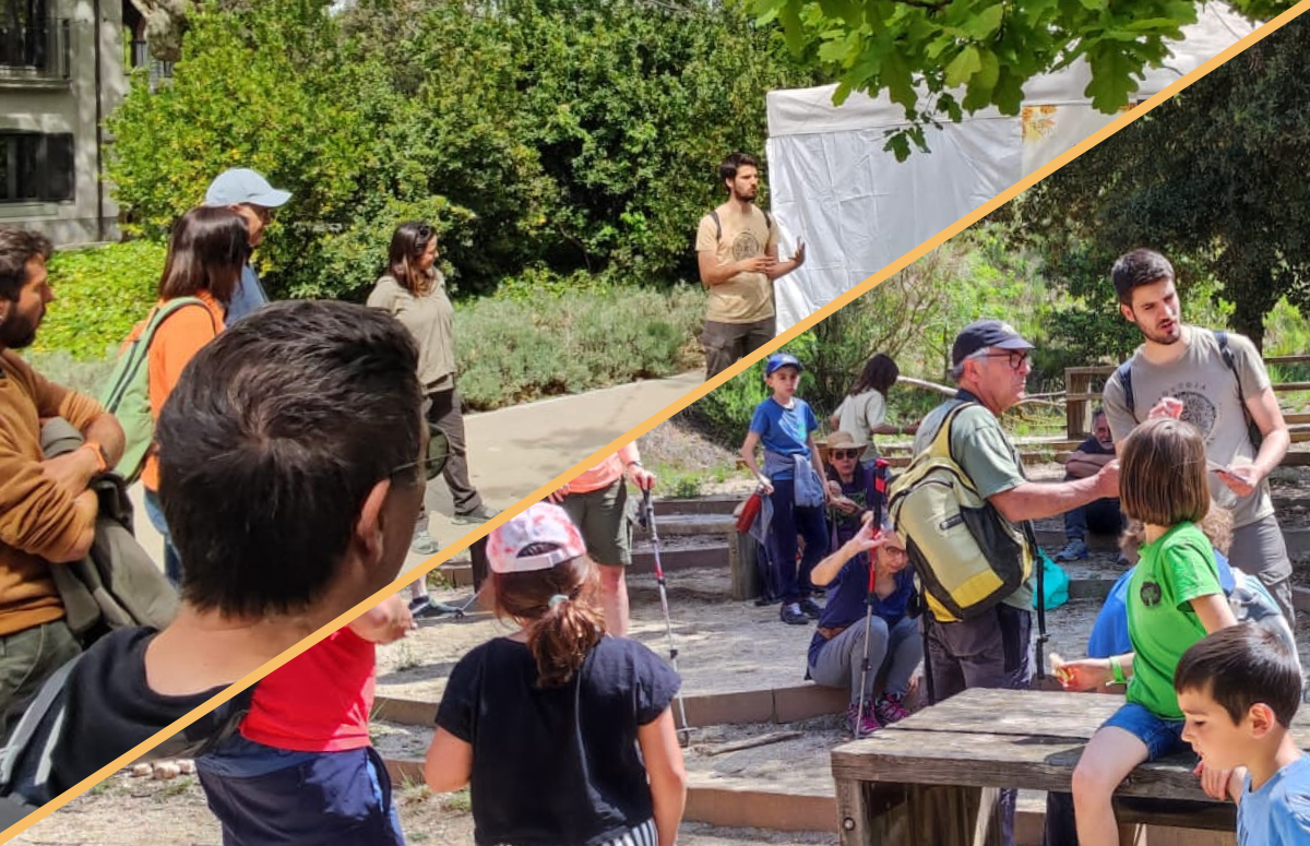Els tècnics de RitmeNatura Laura Force i Gerard Gaya han format part de dos Bioblitz organitzats durant aquesta primavera per la Fundació Catalunya La Pedrera per tal d'explicar la importància de la implicació de la societat en la ciència. Font: Susanna Izquierdo