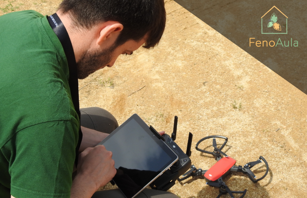 L'observatori ciutadà RitmeNatura ha creat un protocol d'observació fenològica via dron, com a part del projecte FenoAula. Font: Gerard Gaya