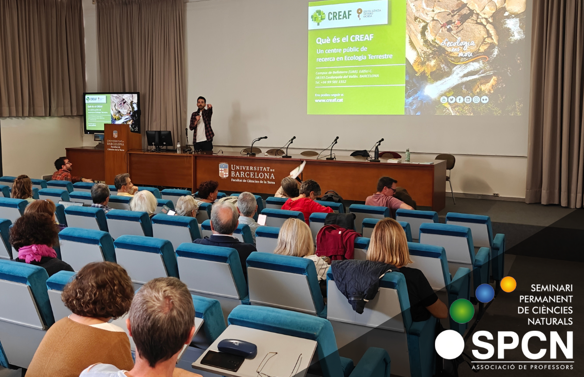 El Seminari Permanent de Ciències Naturals ha acollit una xerrada sobre ciència ciutadana del CREAF en el seu programa de tardor 2024. Font: Gerard Gaya