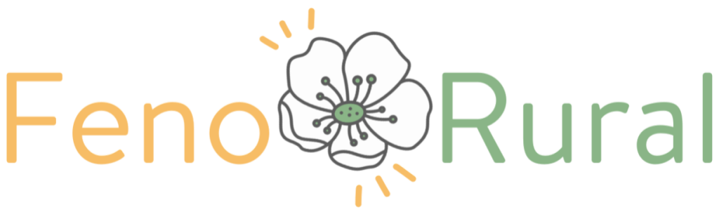El logotip de FenoRural està inspirat en el de l'observatori RitmeNatura del CREAF i en el de la xarxa FenoCat de l'SMC. Font: FenoRural
